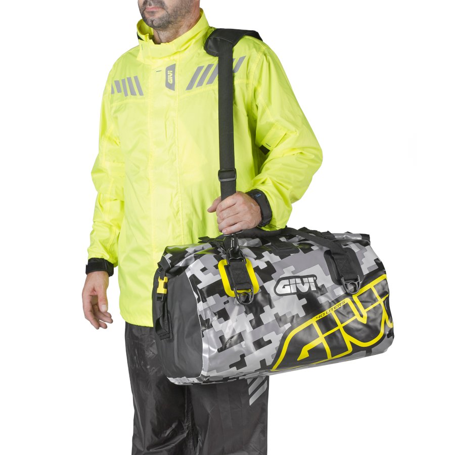 SACO GIVI IMPERMEAVEL CAMOUFLAGE YELLOW - 40LT